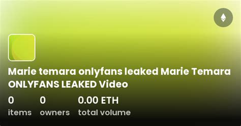 marie temara leaked onlyfans|Marie Temara Nudes New Videos